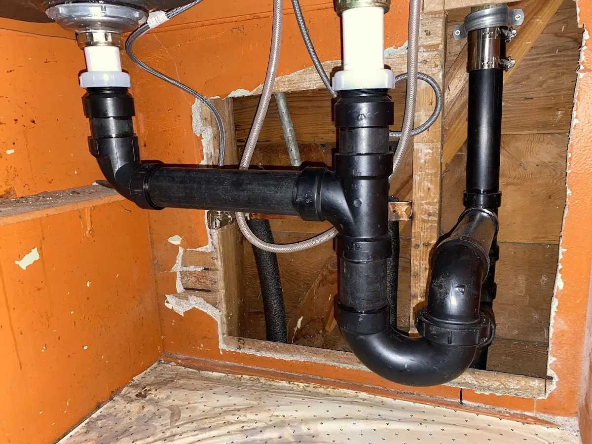 Professional Repiping Services equipment and tools on the job in Montville
